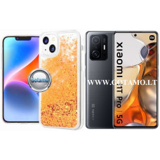 Waterfall3 dėklas nugarėlė Xiaomi 11T, Xiaomi 11T Pro telefonams aukso spalvos Kaunas | Plungė | Plungė
