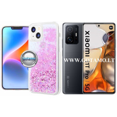Waterfall3 dėklas nugarėlė Xiaomi 11T, Xiaomi 11T Pro telefonams rožinės spalvos Vilnius | Kaunas | Telšiai
