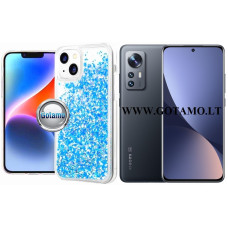 Waterfall3 dėklas nugarėlė Xiaomi 12, Xiaomi 12X, Xiaomi 12S telefonams žydros spalvos Vilnius | Klaipėda | Šiauliai