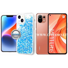 Waterfall3 dėklas nugarėlė Xiaomi Mi 11 Lite, Xiaomi Mi 11 Lite 5G telefonams žydros spalvos Vilnius | Vilnius | Telšiai