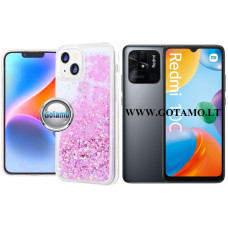 Waterfall3 dėklas nugarėlė Xiaomi Redmi 10C, Xiaomi Poco C40 telefonams rožinės spalvos Plungė | Vilnius | Vilnius