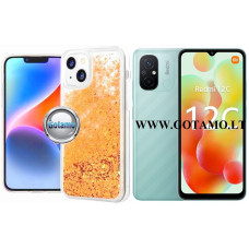 Waterfall3 dėklas nugarėlė Xiaomi Redmi 12C telefonui aukso spalvos Klaipėda | Telšiai | Plungė
