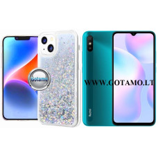 Waterfall3 dėklas nugarėlė Xiaomi Redmi 9A telefonui sidabro spalvos Plungė | Plungė | Šiauliai