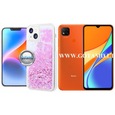 Waterfall3 dėklas nugarėlė Xiaomi Redmi 9C, Xiaomi Redmi 10A telefonams rožinės spalvos Palanga | Šiauliai | Vilnius