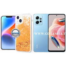 Waterfall3 dėklas nugarėlė Xiaomi Redmi Note 12 4G telefonui aukso spalvos Telšiai | Telšiai | Palanga