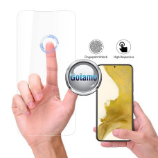 Apsauga ekranui grūdintas stiklas Samsung Galaxy S24+ (S24 Plus) mobiliajam telefonui palaikantis atrakinimą antspaudu