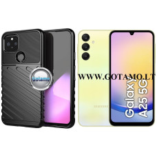 Samsung Galaxy A25 dėklai ir apsauginiai stiklai - B-2Safe dėklas nugarėlė Samsung Galaxy A25 mobiliajam telefonui juodos spalvos