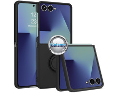 B-Hold dėklas nugarėlė Samsung Galaxy Z Flip 7 telefonui juodos spalvos