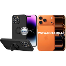 B-Hold Plus dėklas nugarėlė Apple iPhone 17 Pro Max telefonui juodos spalvos B-Hold Plus dėklas nugarėlė Apple iPhone 17 Pro Max telefonui juodos spalvos