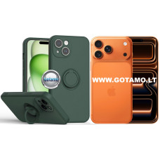 B-Hold Plus dėklas nugarėlė Apple iPhone 17 Pro Max telefonui tamsiai žalios spalvos B-Hold Plus dėklas nugarėlė Apple iPhone 17 Pro Max telefonui tamsiai žalios spalvos