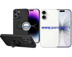 B-Hold Plus dėklas nugarėlė Apple iPhone 17 telefonui juodos spalvos B-Hold Plus dėklas nugarėlė Apple iPhone 17 telefonui juodos spalvos