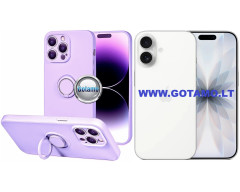 B-Hold Plus dėklas nugarėlė Apple iPhone 17 telefonui levandų violetinės spalvos B-Hold Plus dėklas nugarėlė Apple iPhone 17 telefonui levandų violetinės spalvos