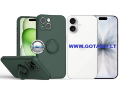 B-Hold Plus dėklas nugarėlė Apple iPhone 17 telefonui tamsiai žalios spalvos B-Hold Plus dėklas nugarėlė Apple iPhone 17 telefonui tamsiai žalios spalvos