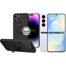 B-Hold Plus dėklas nugarėlė Samsung Galaxy S25 FE telefonui juodos spalvos B-Hold Plus dėklas nugarėlė Samsung Galaxy S25 FE telefonui juodos spalvos