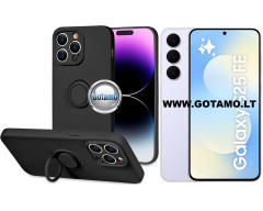 B-Hold Plus dėklas nugarėlė Samsung Galaxy S25 FE telefonui juodos spalvos B-Hold Plus dėklas nugarėlė Samsung Galaxy S25 FE telefonui juodos spalvos