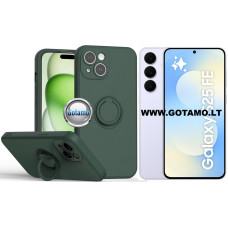 B-Hold Plus dėklas nugarėlė Samsung Galaxy S25 FE telefonui tamsiai žalios spalvos B-Hold Plus dėklas nugarėlė Samsung Galaxy S25 FE telefonui tamsiai žalios spalvos
