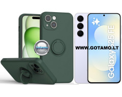 B-Hold Plus dėklas nugarėlė Samsung Galaxy S25 FE telefonui tamsiai žalios spalvos B-Hold Plus dėklas nugarėlė Samsung Galaxy S25 FE telefonui tamsiai žalios spalvos