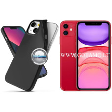 Apple iPhone 11 dėklai ir apsauginiai stiklai - B-matte dėklas nugarėlė Apple iPhone 11 mobiliajam telefonui juodos spalvos