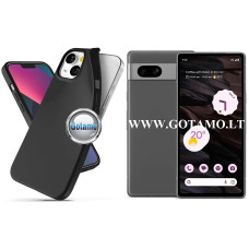 Google Pixel 7a dėklai ir apsauginiai stiklai - B-matte dėklas nugarėlė Google Pixel 7a mobiliajam telefonui juodos spalvos