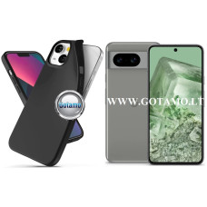 Google Pixel 8 dėklai ir apsauginiai stiklai - B-matte dėklas nugarėlė Google Pixel 8 mobiliajam telefonui juodos spalvos
