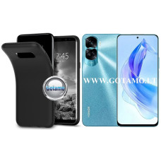 - B-matte dėklas nugarėlė Honor 90 Lite mobiliajam telefonui juodos spalvos