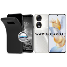 Honor 90 dėklai ir apsauginiai stiklai - B-matte dėklas nugarėlė Honor 90 mobiliajam telefonui juodos spalvos