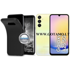Samsung Galaxy A25 dėklai ir apsauginiai stiklai - B-matte dėklas nugarėlė Samsung Galaxy A25 mobiliajam telefonui juodos spalvos