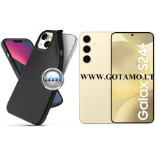 Samsung Galaxy S24+ (S24 Plus) dėklai ir apsauginiai stiklai - B-matte dėklas nugarėlė Samsung Galaxy S24+ (S24 Plus) mobiliajam telefonui juodos spalvos