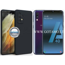 B-matte Pro dėklas nugarėlė Samsung Galaxy A40 mobiliajam telefonui juodos spalvos
