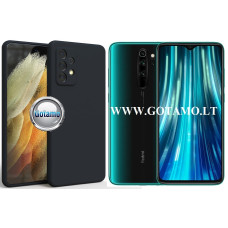 Xiaomi Redmi Note 8 Pro dėklai ir apsauginiai stiklai - B-matte Pro dėklas nugarėlė Xiaomi Redmi Note 8 Pro mobiliajam telefonui juodos spalvos