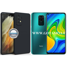 Xiaomi Redmi Note 9 dėklai ir apsauginiai stiklai - B-matte Pro dėklas nugarėlė Xiaomi Redmi Note 9 mobiliajam telefonui juodos spalvos