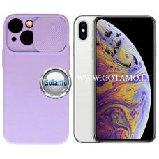 B-Private dėklas nugarėlė Apple iPhone Xs Max mobiliajam telefonui šviesiai violetinės (levandų) spalvos