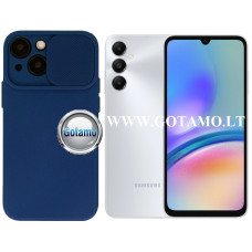 Samsung Galaxy A05s dėklai ir apsauginiai stiklai - B-Private dėklas nugarėlė Samsung Galaxy A05s mobiliajam telefonui tamsiai mėlynos spalvos