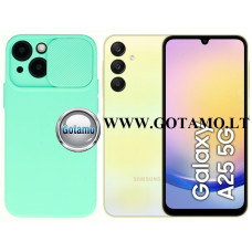 Samsung Galaxy A25 dėklai ir apsauginiai stiklai - B-Private dėklas nugarėlė Samsung Galaxy A25 mobiliajam telefonui mėtinės spalvos