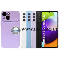 Samsung Galaxy A52, A52 5G, A52s 5G dėklai ir apsauginiai stiklai - B-Private dėklas nugarėlė Samsung Galaxy A52, Samsung Galaxy A52 5G, Samsung Galaxy A52s 5G mobiliesiems telefonams šviesiai violetinės (levandų) spalvos