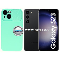 Samsung Galaxy S23 dėklai ir apsauginiai stiklai - B-Private dėklas nugarėlė Samsung Galaxy S23 mobiliajam telefonui mėtinės spalvos