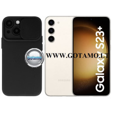 Samsung Galaxy S23+ (23 Plus) dėklai ir apsauginiai stiklai - B-Private dėklas nugarėlė Samsung Galaxy S23+ (S23 Plus) mobiliajam telefonui juodos spalvos