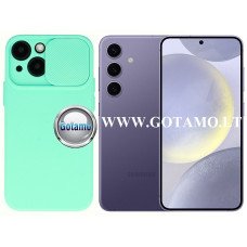 Samsung Galaxy S24 dėklai ir apsauginiai stiklai - B-Private dėklas nugarėlė Samsung Galaxy S24 mobiliajam telefonui mėtinės spalvos