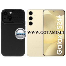 B-Private dėklas nugarėlė Samsung Galaxy S24+ (S24 Plus) mobiliajam telefonui juodos spalvos