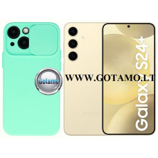 Samsung Galaxy S24+ (S24 Plus) dėklai ir apsauginiai stiklai - B-Private dėklas nugarėlė Samsung Galaxy S24+ (S24 Plus) mobiliajam telefonui mėtinės spalvos