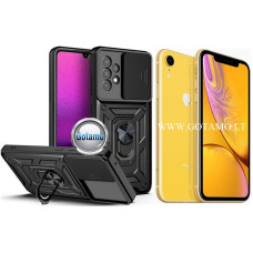 B-Ultra dėklas nugarėlė šarvai Apple iPhone XR mobiliajam telefonui juodos spalvos
