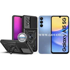 Samsung Galaxy A15, Samsung Galaxy A15 5G dėklai ir apsauginiai stiklai - B-Ultra dėklas nugarėlė šarvai Samsung Galaxy A15, Samsung Galaxy A15 5G mobiliesiems telefonams juodos spalvos