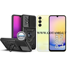 Samsung Galaxy A25 dėklai ir apsauginiai stiklai - B-Ultra dėklas nugarėlė šarvai Samsung Galaxy A25 mobiliajam telefonui juodos spalvos
