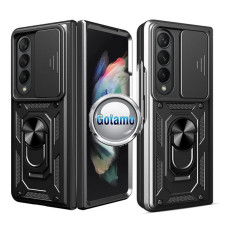 B-Ultra dėklas nugarėlė šarvai Samsung Galaxy Z Fold 4 mobiliajam telefonui juodos spalvos
