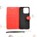 Diary Mate dėklas Honor X8a telefonui raudonos spalvos