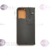 Xiaomi Redmi Note 12 4G dėklai ir apsauginiai stiklai - Gotamo Vintage natūralios odos dėklas Xiaomi Redmi Note 12 4G mobiliajam telefonui juodos spalvos