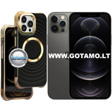 MagSafe Beauty dėklas nugarėlė Apple iPhone 12, Apple iPhone 12 Pro telefonams juodos spalvos MagSafe Beauty dėklas nugarėlė Apple iPhone 12, Apple iPhone 12 Pro telefonams juodos spalvos