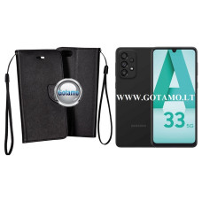 Samsung Galaxy A33 5G dėklai ir apsauginiai stiklai - Manager dėklas Samsung Galaxy A33 5G telefonui juodos spalvos