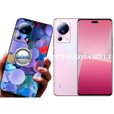 Xiaomi 13 Lite dėklai ir apsauginiai stiklai - Nature Bubble Stone dėklas nugarėlė Xiaomi 13 Lite telefonui
