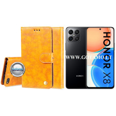 Honor X8 dėklai ir apsauginiai stiklai - Odyssey dėklas Honor X8 telefonui garstyčių spalvos